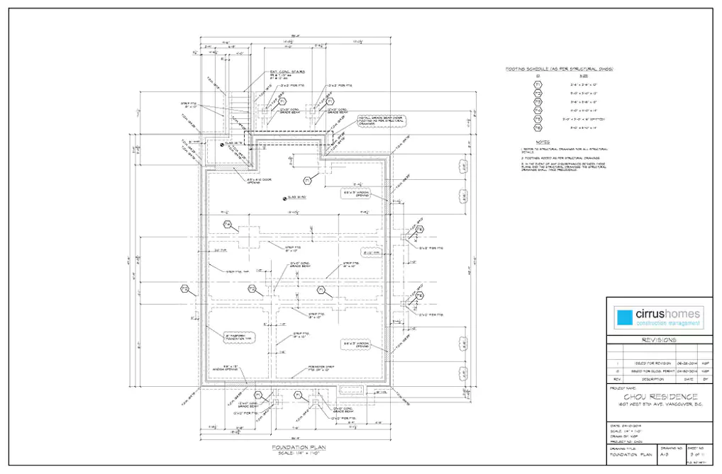 Architectural and Structural Drawings