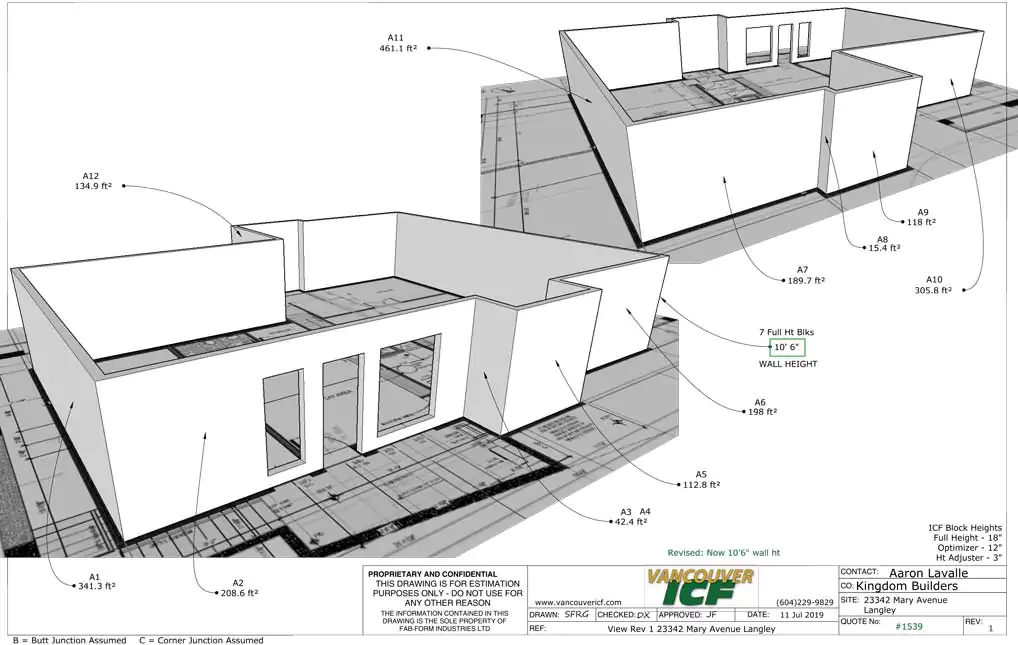 Passive house 3D view